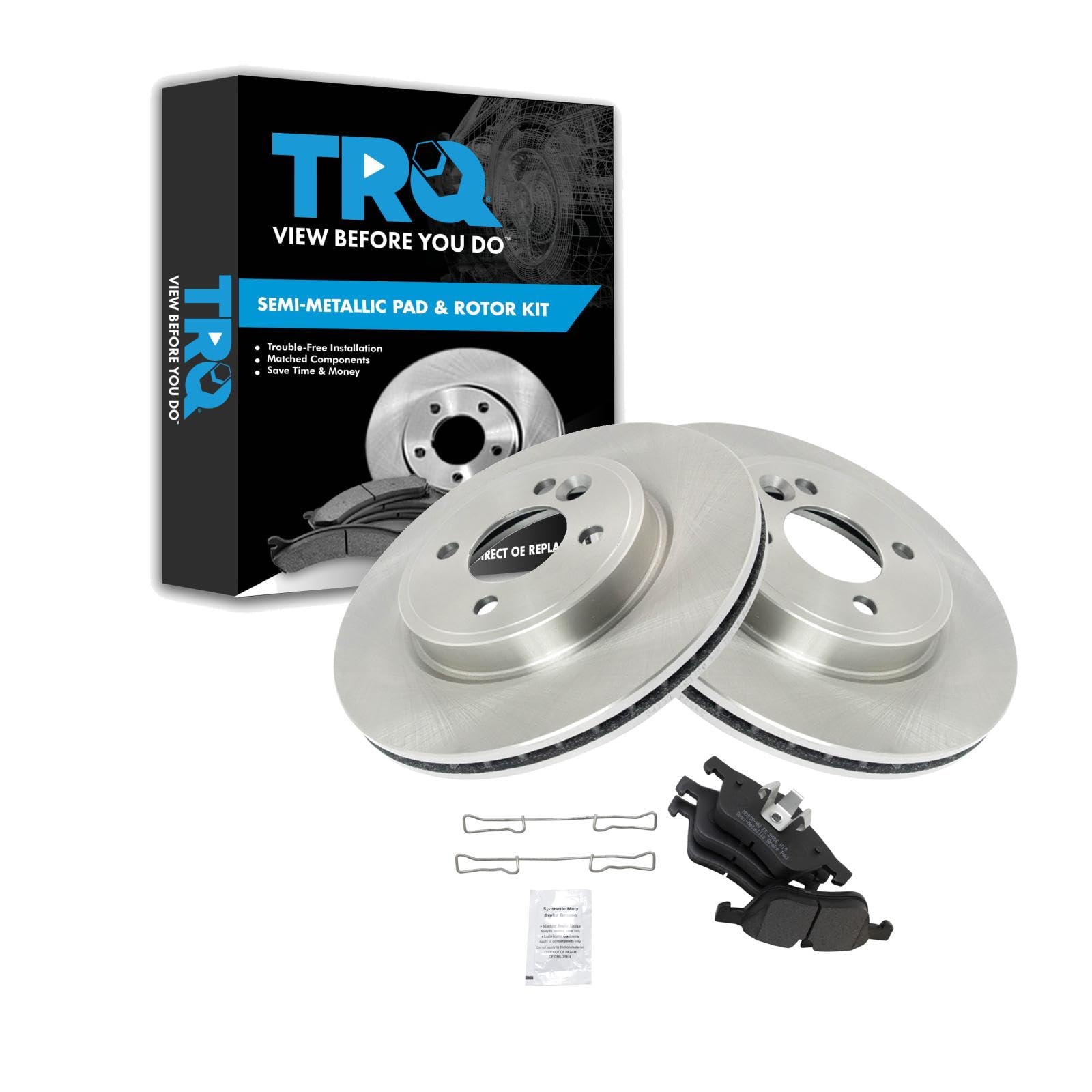 Foto 2 pulgar | Kit De Pastillas De Freno Y Rotor Trq Semimetálico Para Mini Cooper 2002-2006 - Venta Internacional.