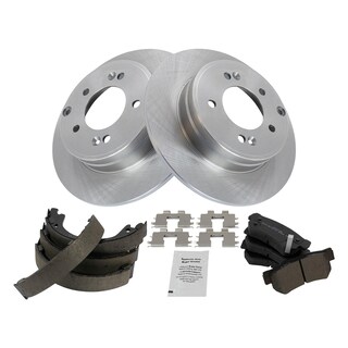 Foto 2 | Kit De Pastillas De Freno Y Rotor Trasero Trq Semimetálico Para Hyundai Azera - Venta Internacional.