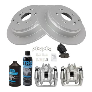 Foto 2 | Kit De Pastillas De Freno Y Rotor Trq Trasero Para Acura Rdx 07-12 Con Pinzas - Venta Internacional.