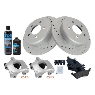 Foto 1 | Kit De Pastillas De Freno Y Rotor Trq Trasero Compatible Con Chrysler Dodge 01-07 - Venta Internacional.