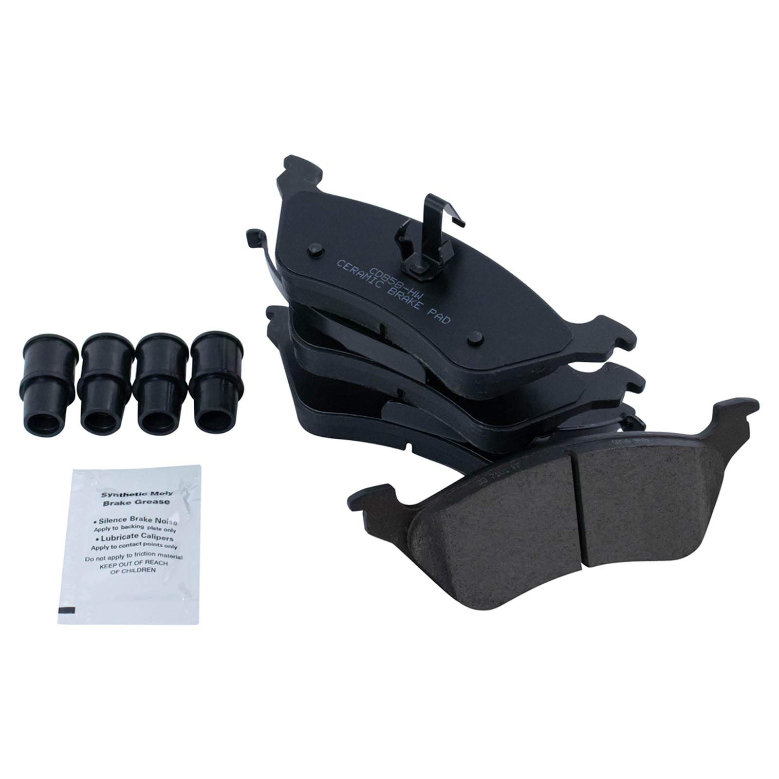 Foto 2 | Kit De Pastillas De Freno Y Rotor Trq Trasero Compatible Con Chrysler Dodge 01-07 - Venta Internacional.