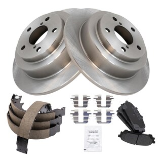 Foto 2 | Kit De Pastillas De Freno Y Rotor Trasero Trq Semimetálico Para Subaru Forester 2008 - Venta Internacional.