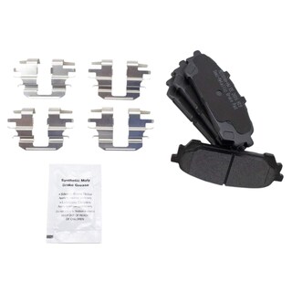 Foto 3 | Kit De Pastillas De Freno Y Rotor Trasero Trq Semimetálico Para Subaru Forester 2008 - Venta Internacional.