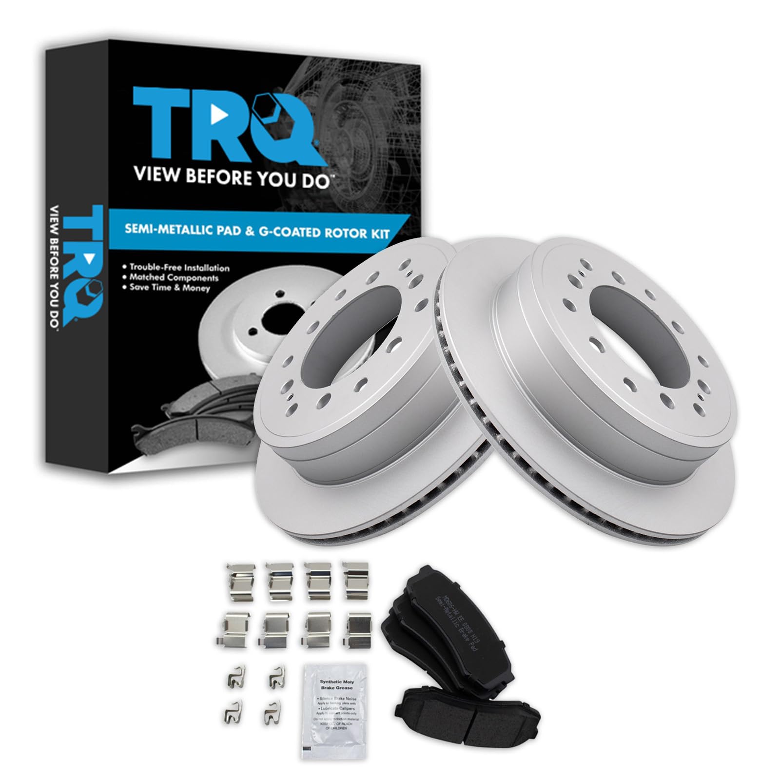 Foto 2 pulgar | Kit De Pastillas De Freno Y Rotor Trasero Trq Para Lexus Toyota 2010-2022 - Venta Internacional.