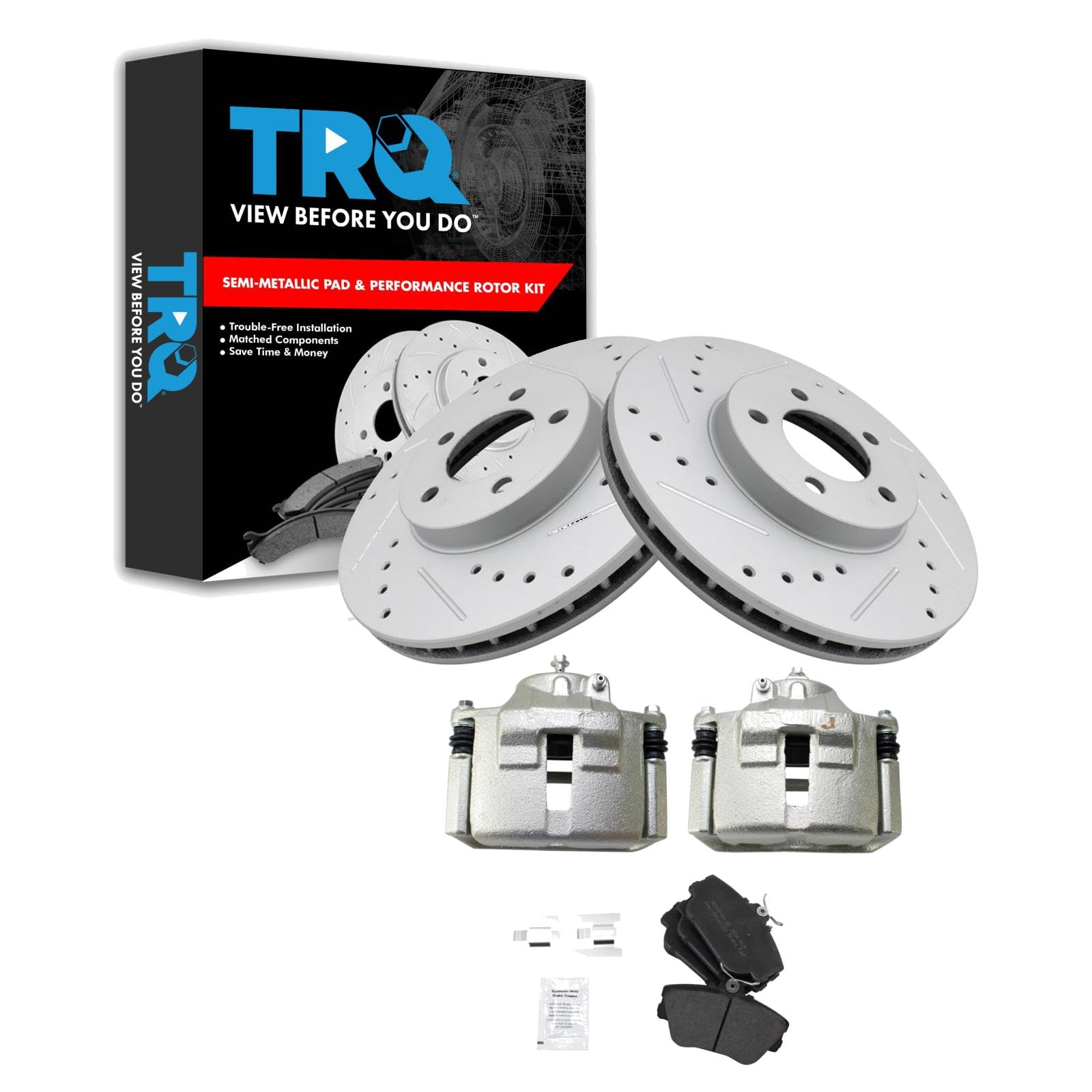 Foto 2 pulgar | Kit De Pastillas De Freno Y Rotor Trq Front Para Ford 2001-2007 - Venta Internacional.