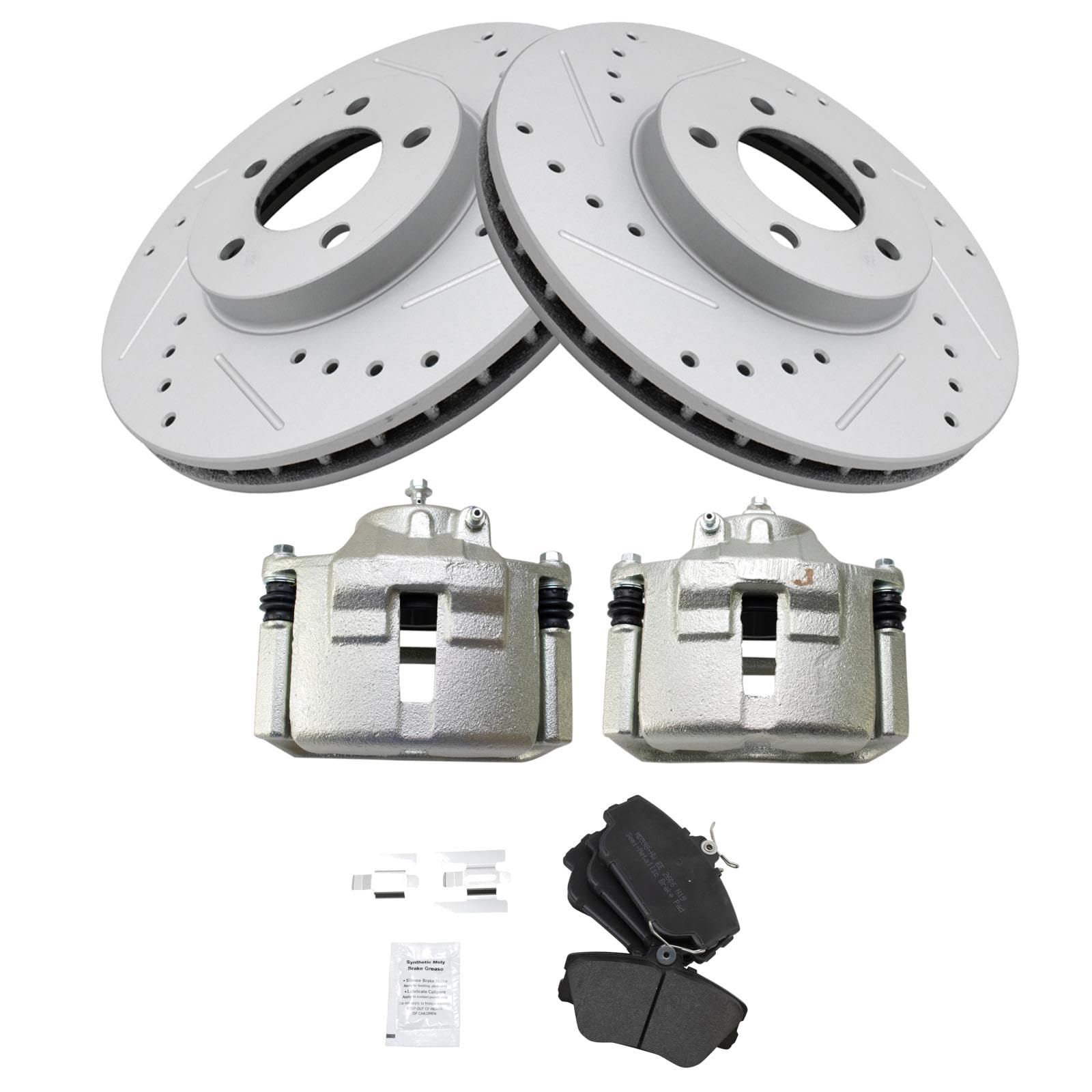 Foto 2 | Kit De Pastillas De Freno Y Rotor Trq Front Para Ford 2001-2007 - Venta Internacional.