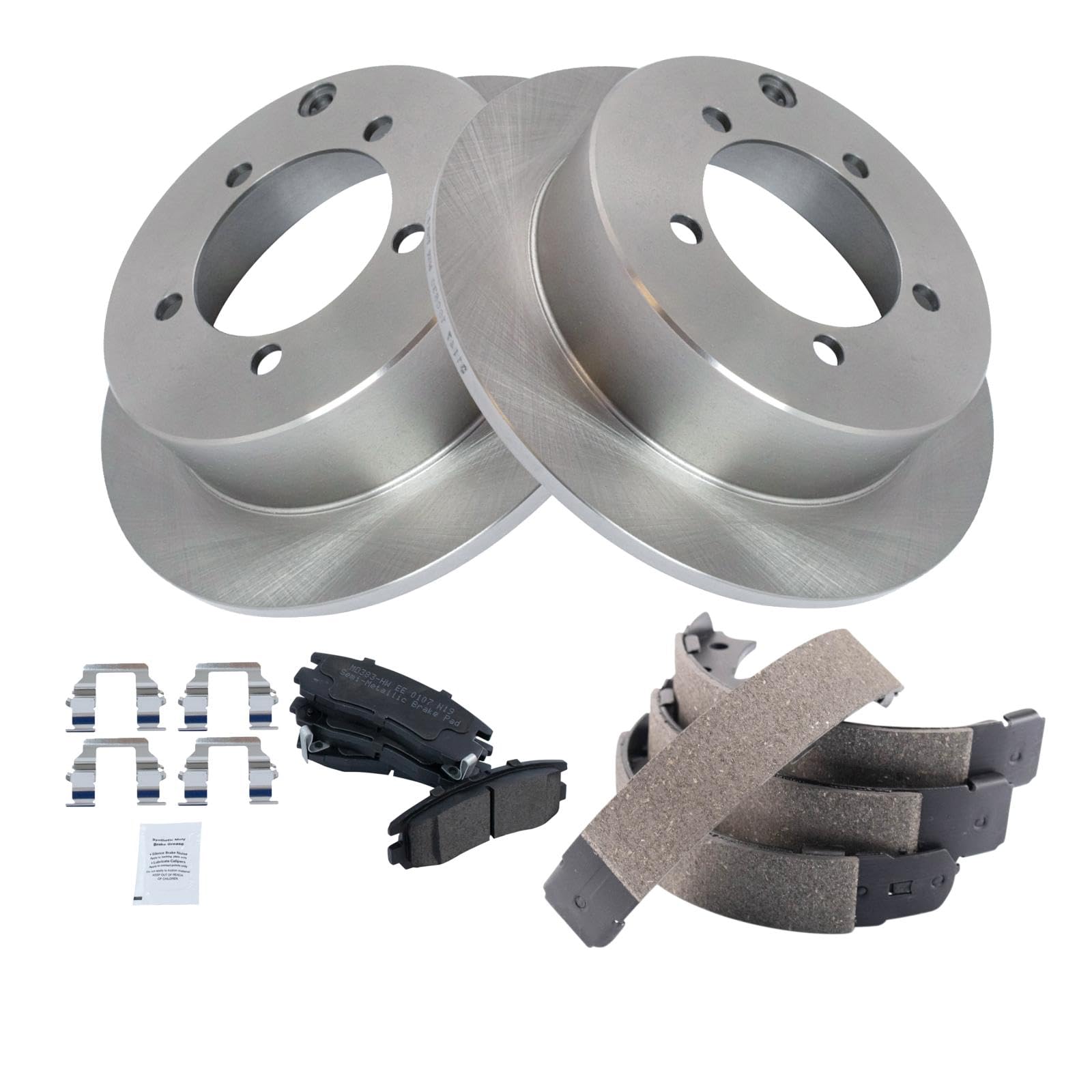 Foto 3 pulgar | Kit De Pastillas De Freno Y Rotor Trq Trasero Para Chrysler Dodge Mitsubishi - Venta Internacional.
