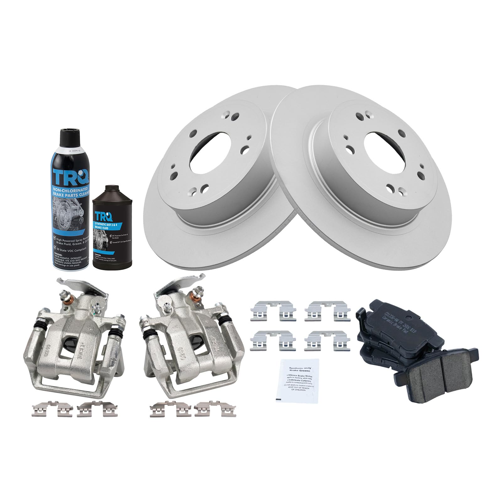Foto 3 pulgar | Kit De Pastillas De Freno Y Rotor Trq Trasero Compatible Con Honda Accord 13-17 - Venta Internacional.