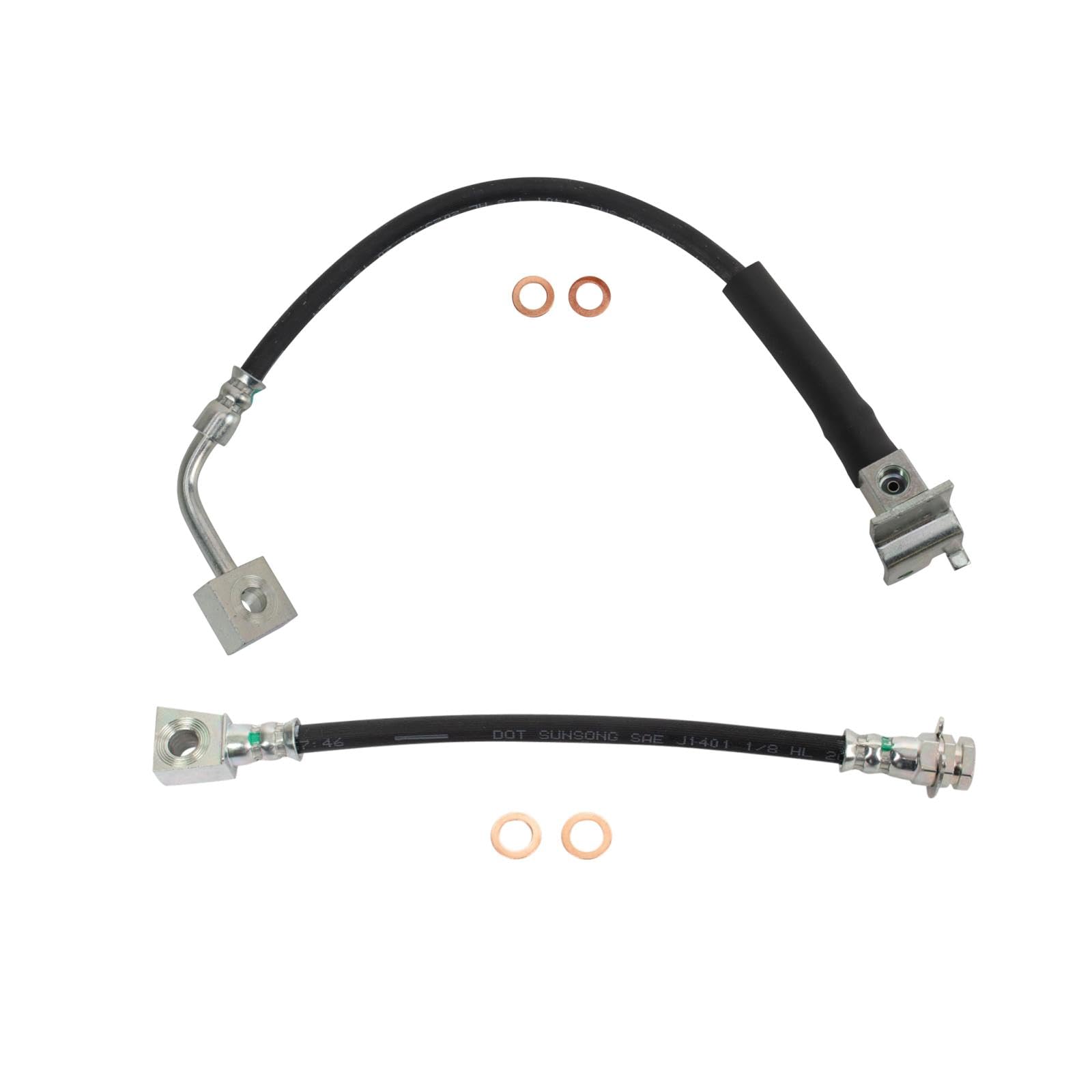 Foto 2 pulgar | Juego De Latiguillos De Freno Trq Rear Para Jeep Liberty 2006-2007 (2 Piezas) - Venta Internacional.