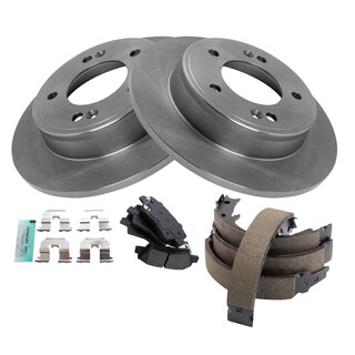 Foto 2 | Kit De Pastillas De Freno Y Rotor Trq Trasero Semimetálico Para Hyundai Veloster 2012-2013 Kia Forte 2014 - Ven