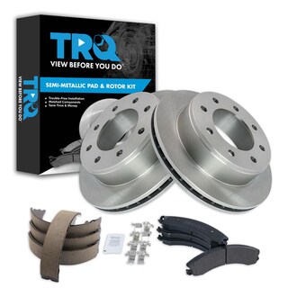 Foto 1 | Kit De Pastillas Y Rotor De Freno Trq Trasero Semimetálico Gmc Savana 3500 - Venta Internacional.