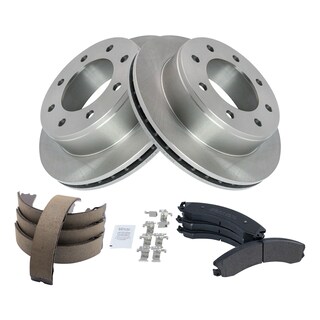 Foto 2 | Kit De Pastillas Y Rotor De Freno Trq Trasero Semimetálico Gmc Savana 3500 - Venta Internacional.