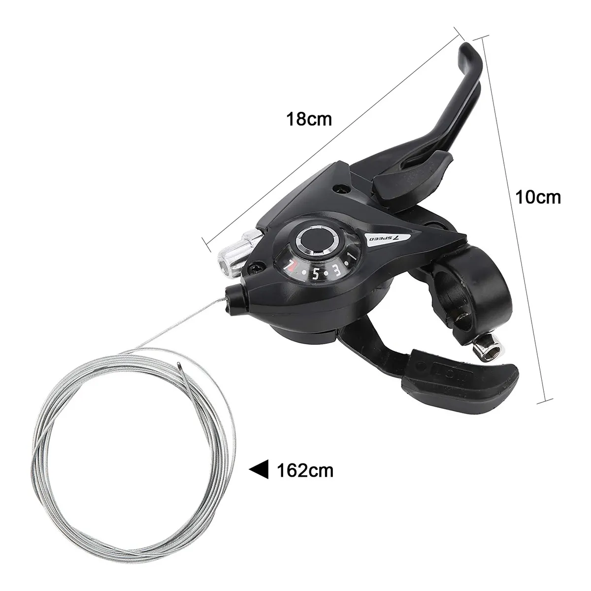 Foto 5 pulgar | Palancas De Freno /cambios Bicicleta Montaña 24 Vel 3x8 Lab.g Negro