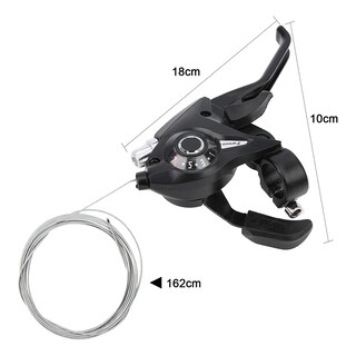 Foto 4 | Palancas De Freno /cambios Bicicleta Montaña 24 Vel 3x8 Lab.g Negro