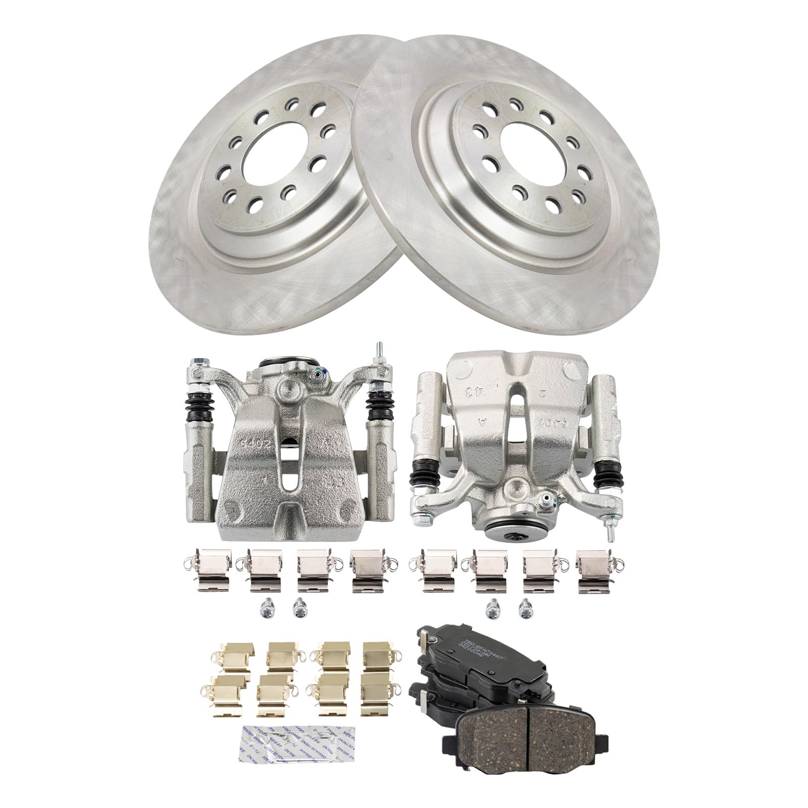 Foto 1 | Kit De Pastillas De Freno Y Rotor Trq Rear Ceramic 2014-2020 Para Jeep Cherokee - Venta Internacional.