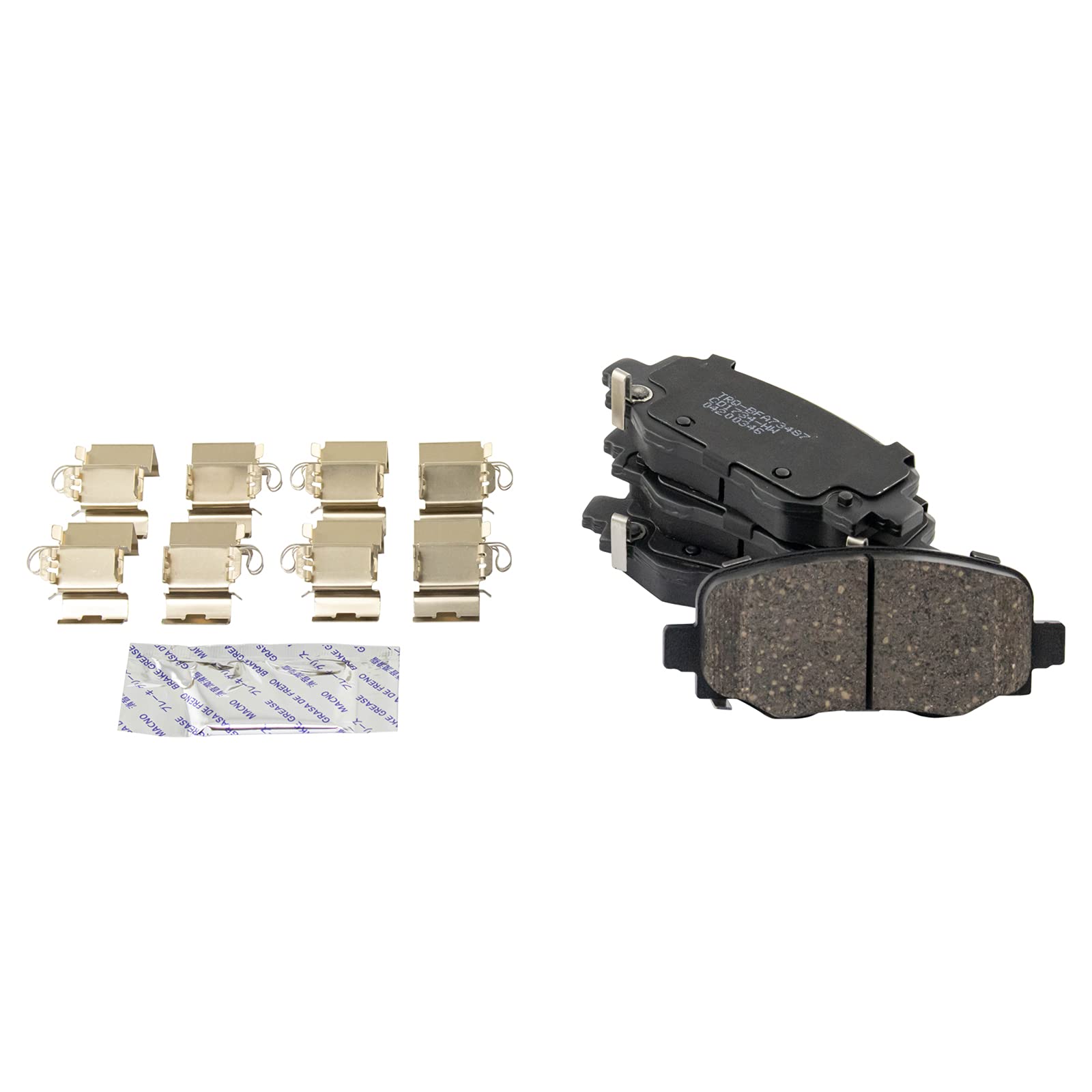 Foto 2 | Kit De Pastillas De Freno Y Rotor Trq Rear Ceramic 2014-2020 Para Jeep Cherokee - Venta Internacional.
