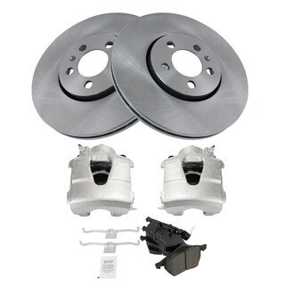 Foto 2 | Kit De Pastillas De Freno Y Rotor Trq Semimetálico Para Volkswagen Jetta - Venta Internacional.