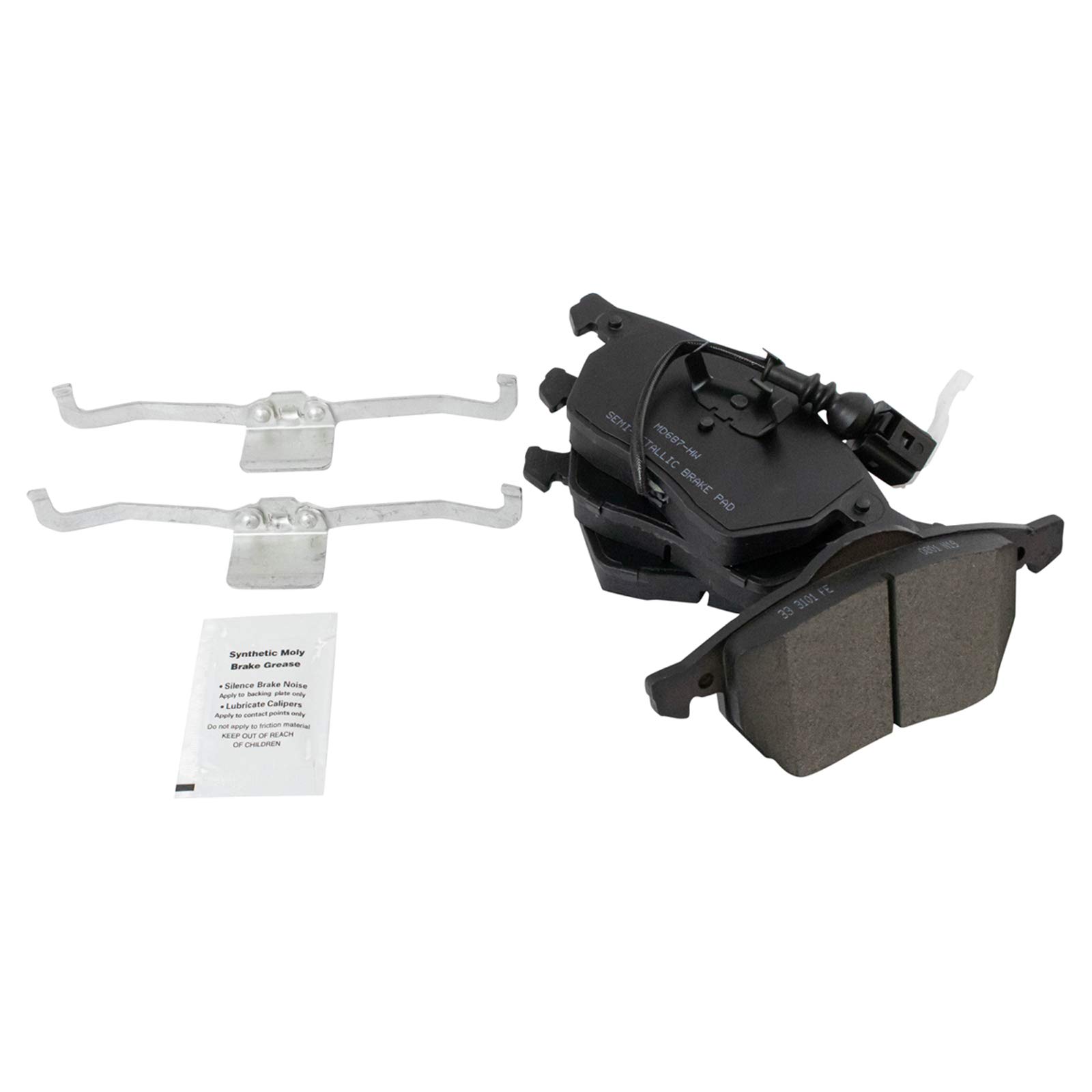 Foto 4 pulgar | Kit De Pastillas De Freno Y Rotor Trq Semimetálico Para Volkswagen Jetta - Venta Internacional.