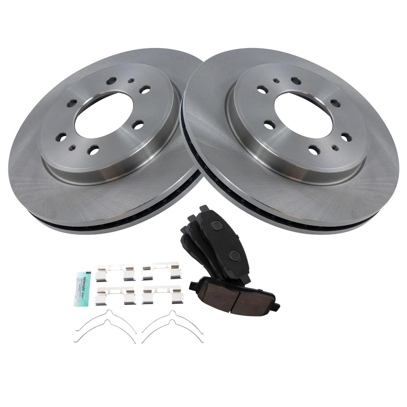 Foto 3 pulgar | Kit De Pastillas De Freno Y Rotor Trq Ceramic Para Ford F-150 2009 - Venta Internacional.