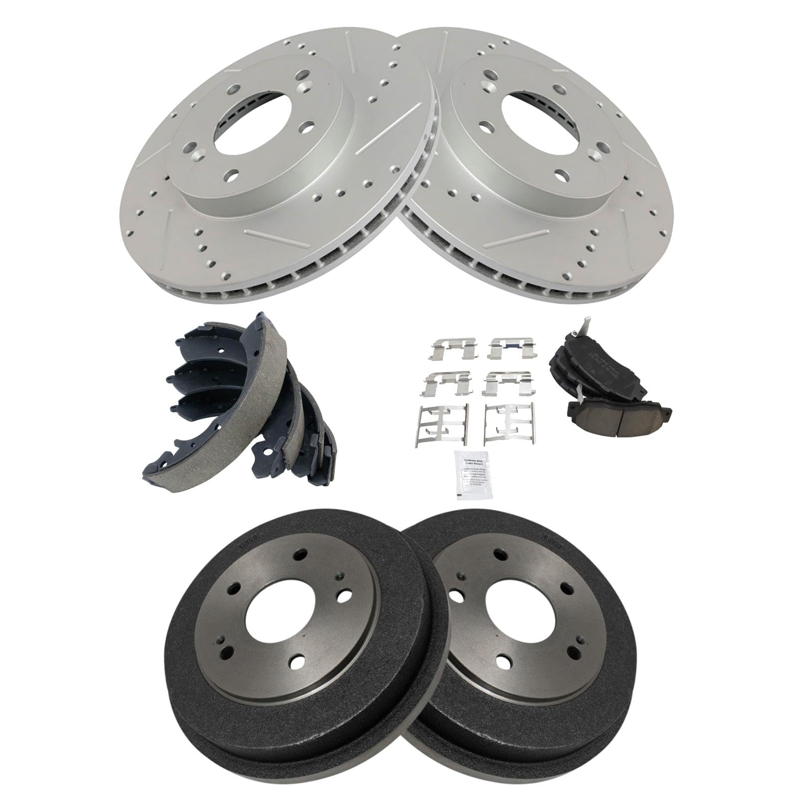 Foto 1 | Kit De Pastillas Y Rotor De Freno, Zapata Y Tambor Honda Cr-v 1997-2001 Trq - Venta Internacional.
