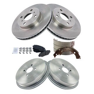 Foto 2 | Kit De Pastillas De Freno Y Rotor, Zapata Y Tambor Trq Para Scion 13 Toyota - Venta Internacional.