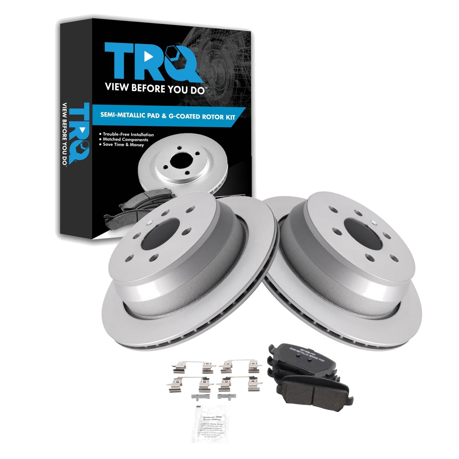 Foto 2 pulgar | Kit De Pastillas De Freno Y Rotor Trq Trasero Para Chevrolet Colorado - Venta Internacional.