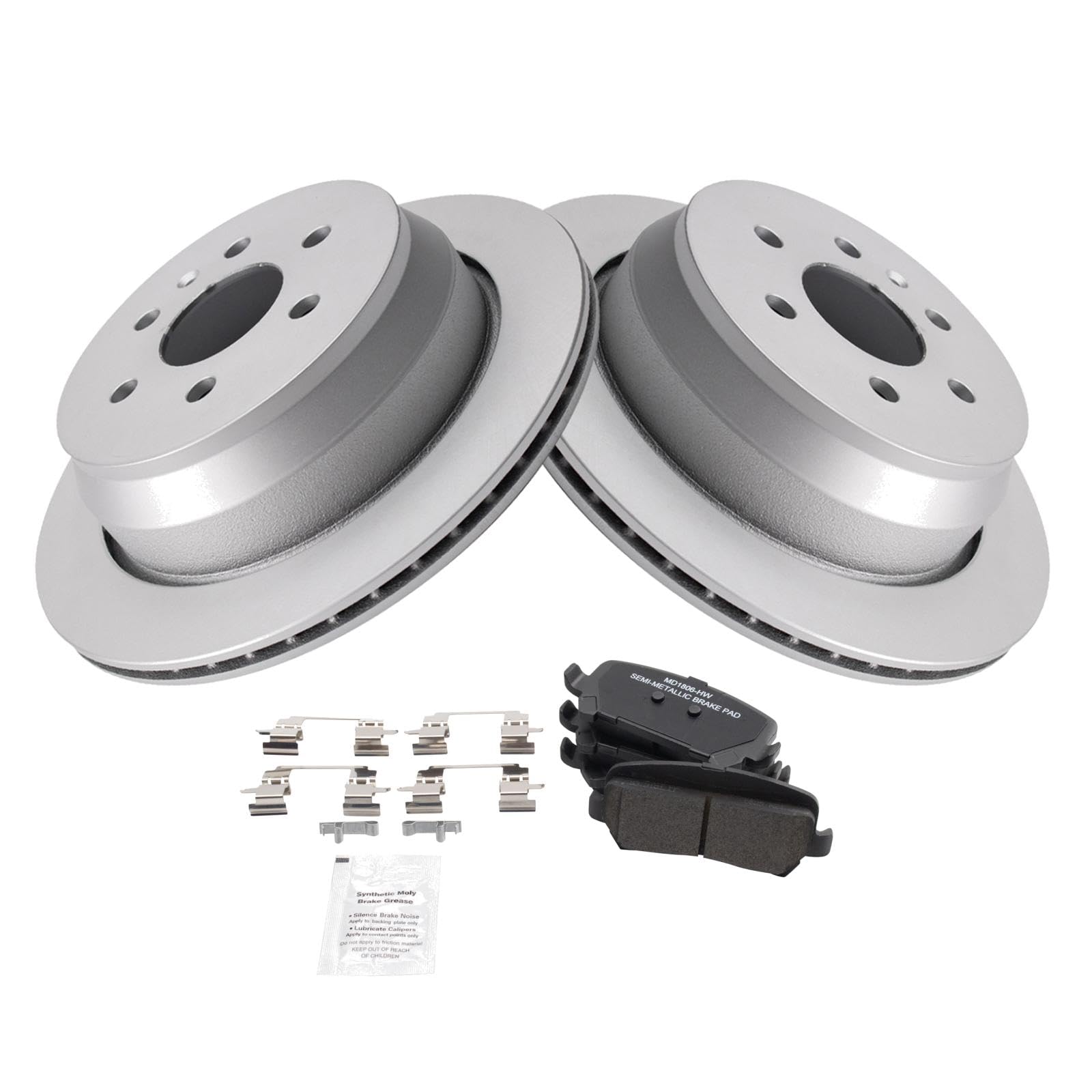 Foto 3 pulgar | Kit De Pastillas De Freno Y Rotor Trq Trasero Para Chevrolet Colorado - Venta Internacional.