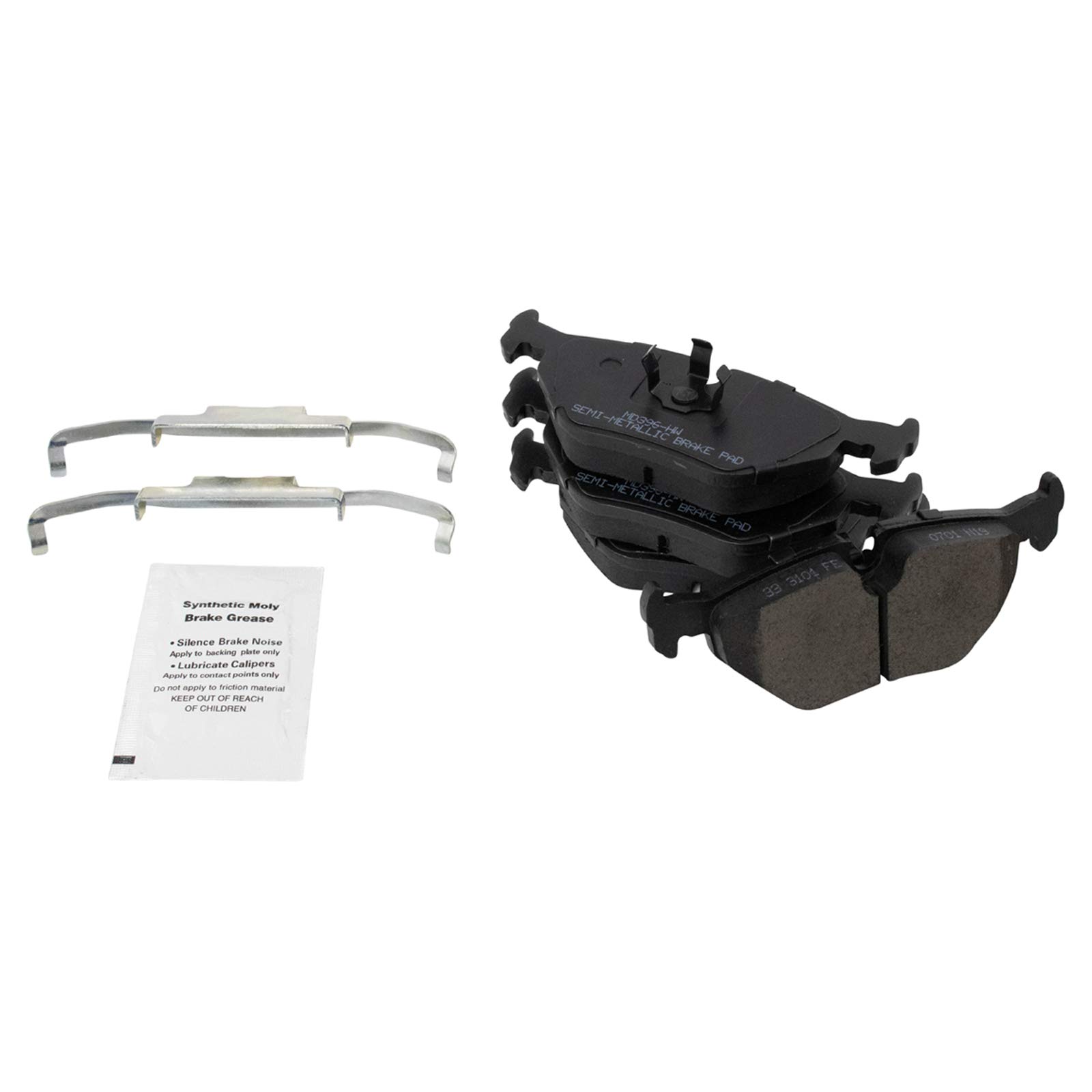 Foto 4 | Kit De Pastillas De Freno Y Rotor Trq Trasero Semimetálico Para Bmw 525i 528i - Venta Internacional.
