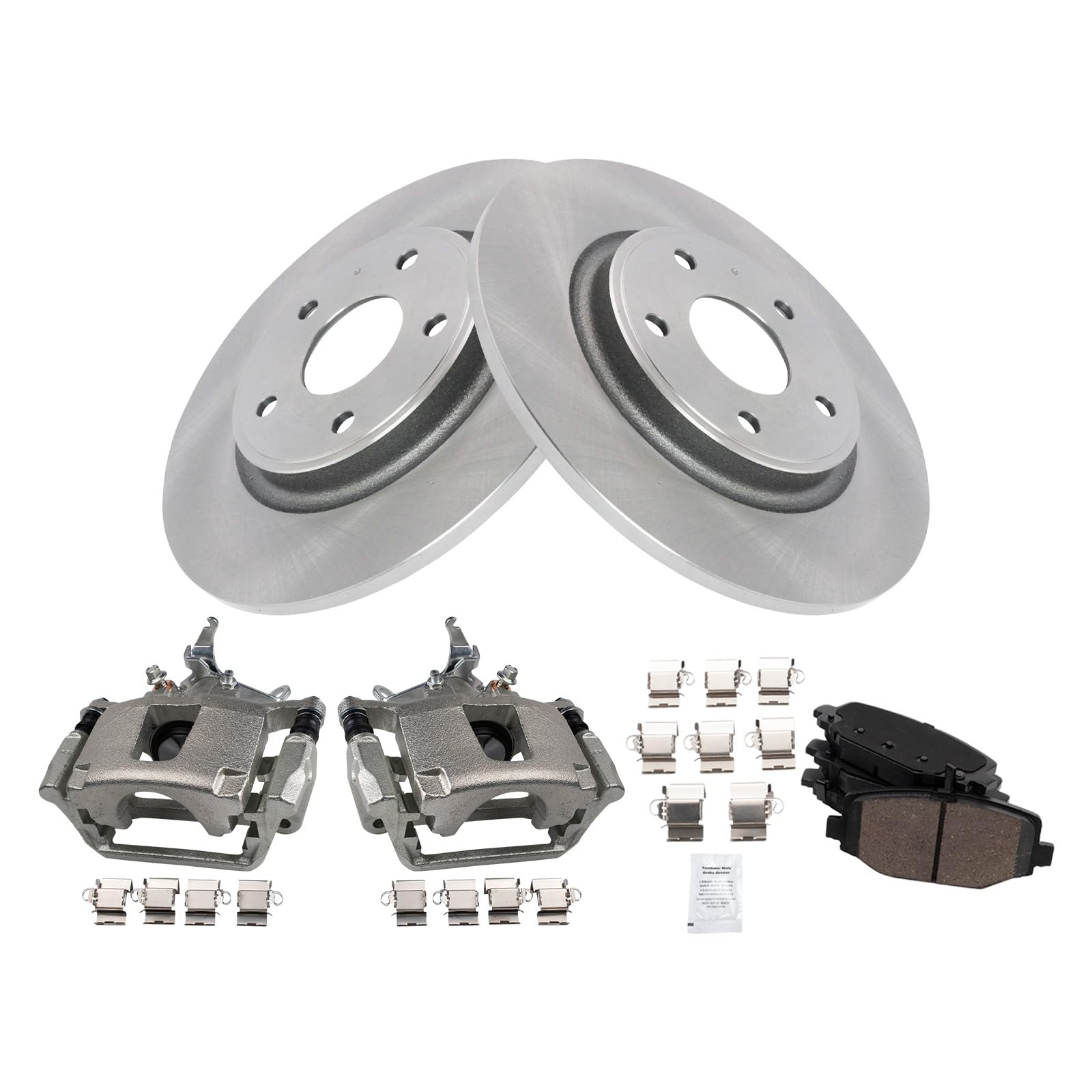 Foto 3 pulgar | Kit De Pastillas De Freno Y Rotor Trq Rear Ceramic Para Dodge Journey - Venta Internacional.