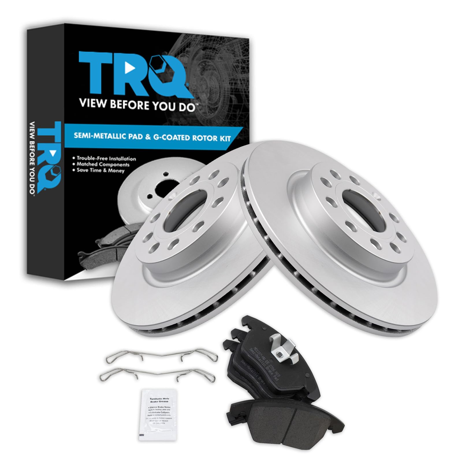 Foto 2 pulgar | Kit De Pastillas De Freno Y Rotor Trq Para Audi 2011 Y Vw 2011-2018 - Venta Internacional.