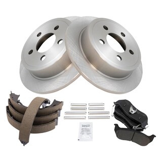 Foto 2 | Kit De Pastillas De Freno Y Rotor Trq Trasero Semimetálico Para Jeep Liberty - Venta Internacional.