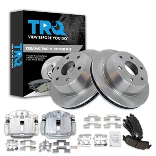 Foto 1 | Kit De Pastillas De Freno Y Rotor Trq Ceramic Para Chevrolet Silverado - Venta Internacional.