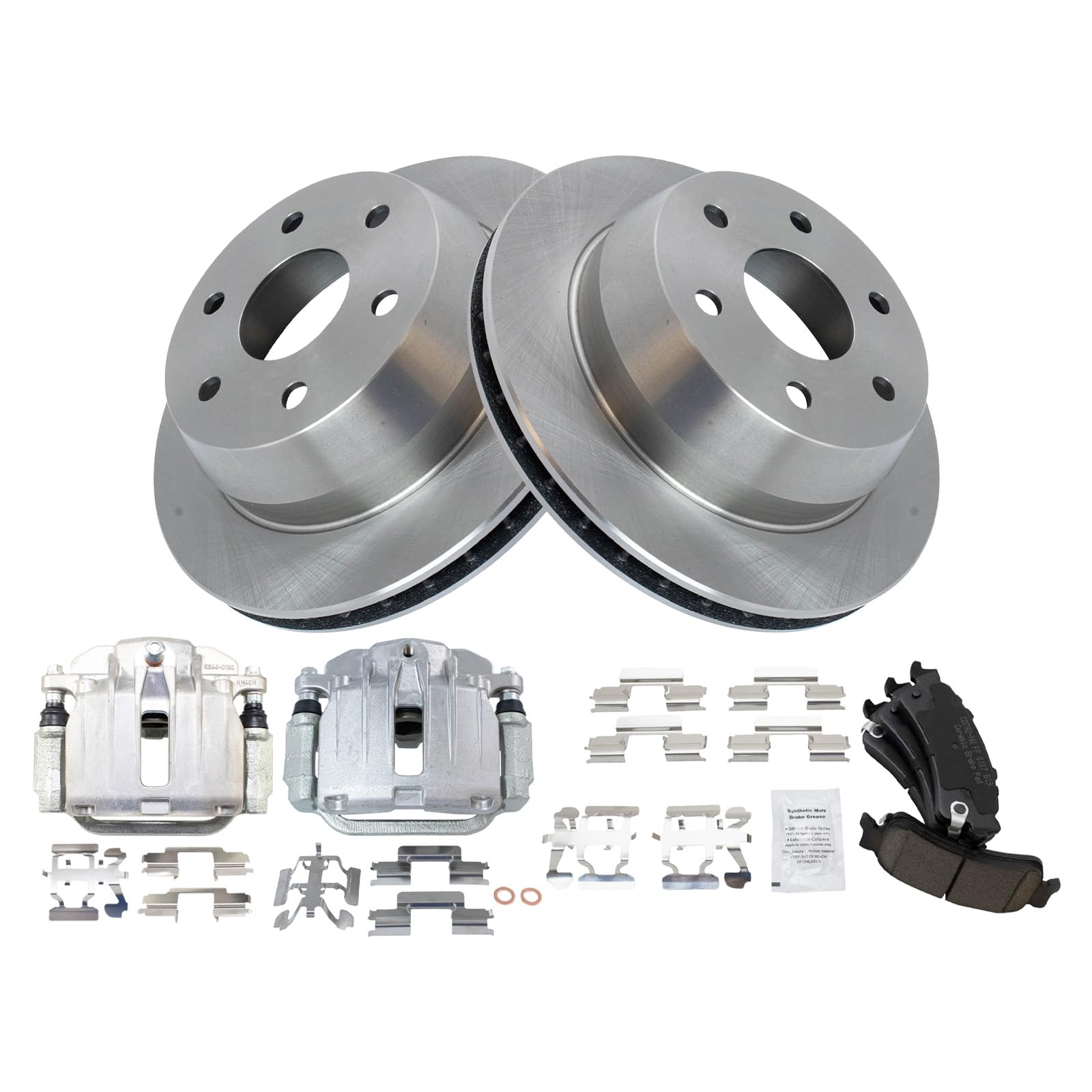 Foto 3 pulgar | Kit De Pastillas De Freno Y Rotor Trq Ceramic Para Chevrolet Silverado - Venta Internacional.