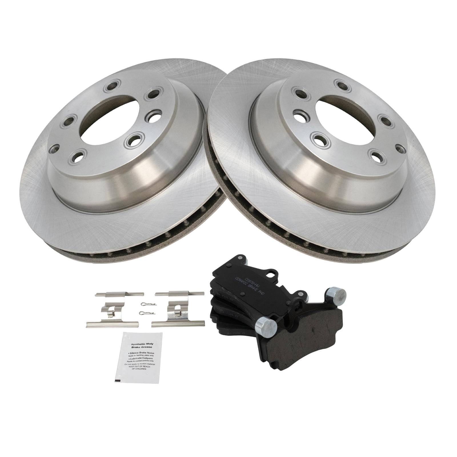 Foto 2 | Kit De Pastillas De Freno Y Rotor Trq Ceramic Para Audi Q7 Porsche Cayenne - Venta Internacional.