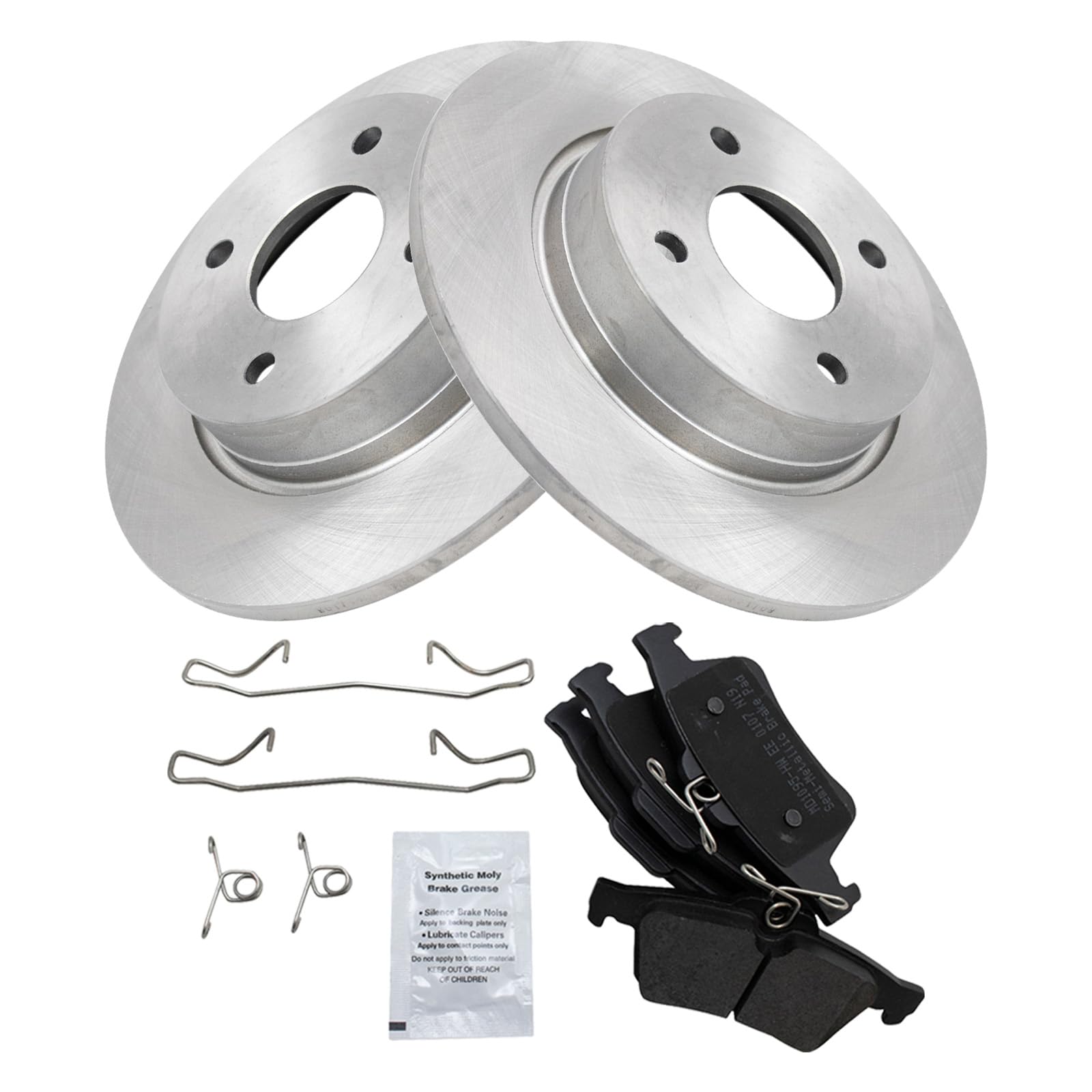 Foto 2 | Kit De Pastillas De Freno Y Rotor Trq Trasero Semimetálico Para Ford Ecosport - Venta Internacional.