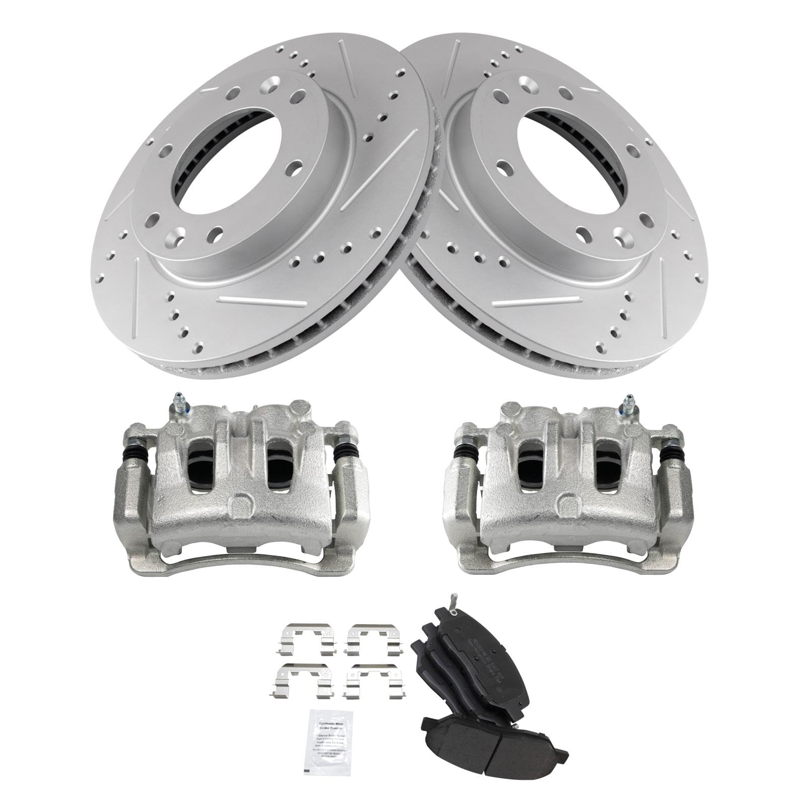 Foto 3 pulgar | Kit De Pastillas De Freno Y Rotor Trq Front Performance Hyundai Entourage - Venta Internacional.