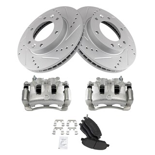 Foto 2 | Kit De Pastillas De Freno Y Rotor Trq Front Performance Hyundai Entourage - Venta Internacional.