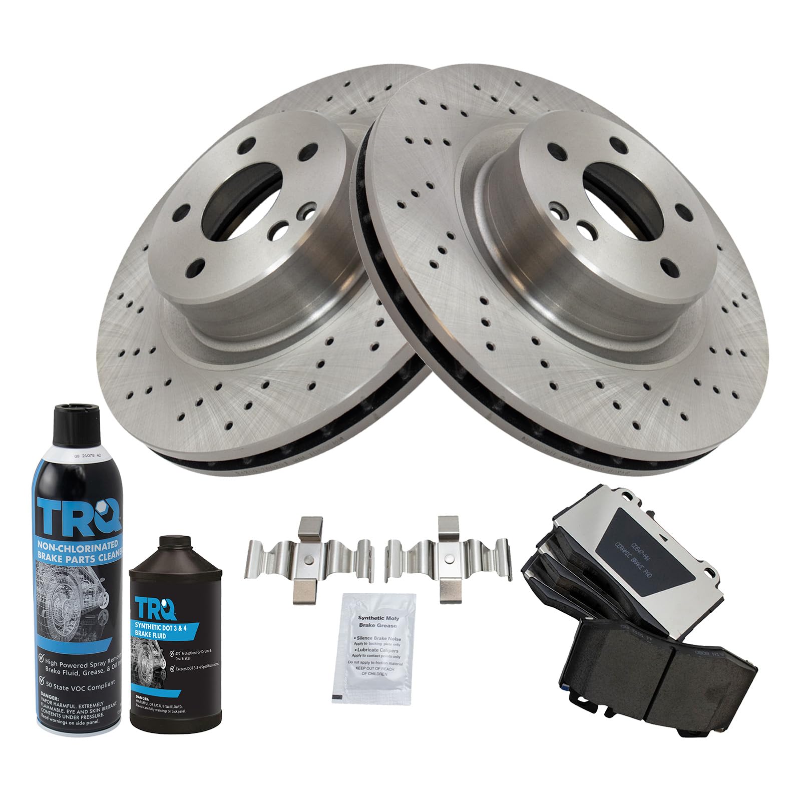 Foto 3 pulgar | Kit De Pastillas De Freno Y Rotor Trq Ceramic Para Mercedes-benz - Venta Internacional.