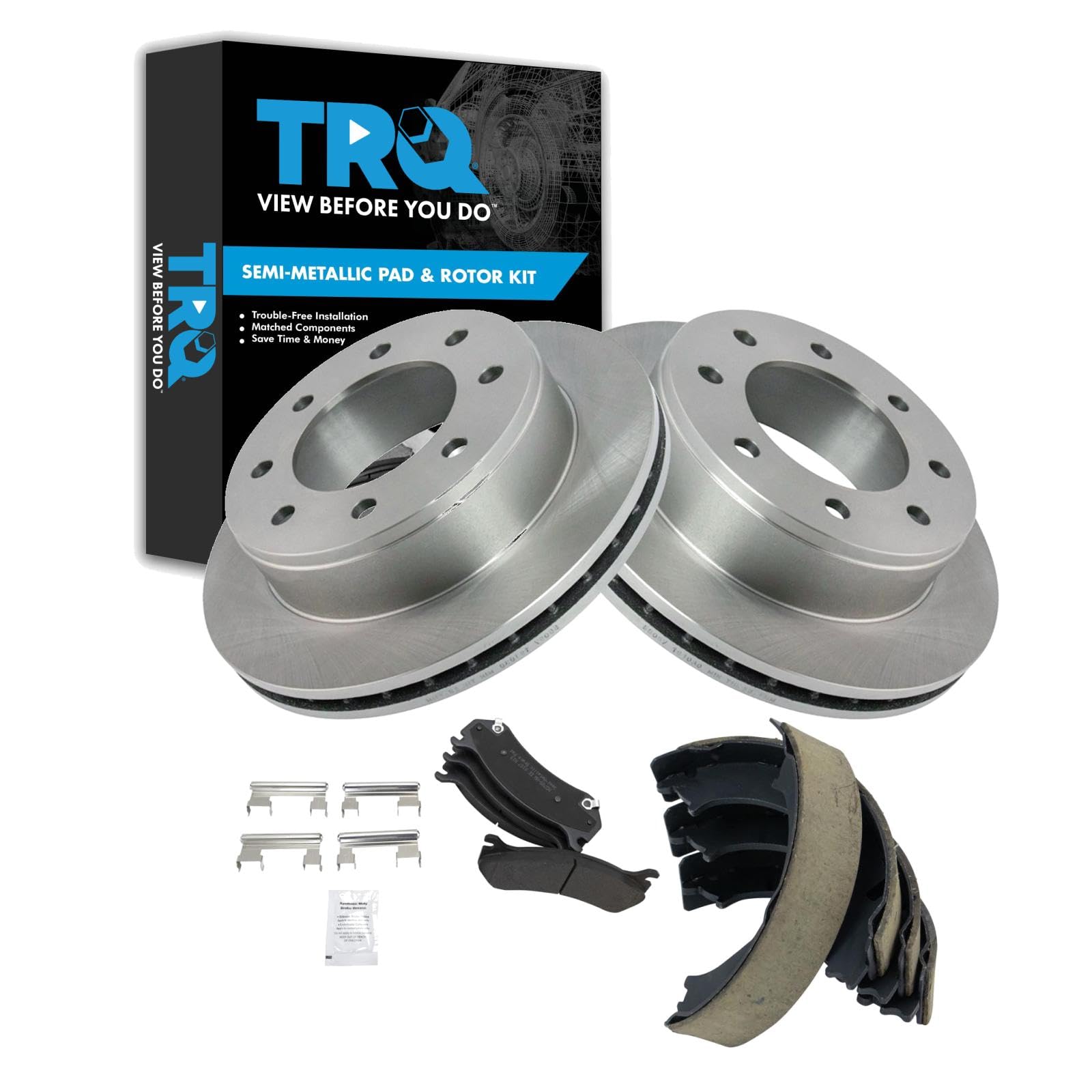 Foto 2 pulgar | Kit De Pastillas De Freno Y Rotor Trq Para Chevrolet 99-07 Gmc 03-07 - Venta Internacional.