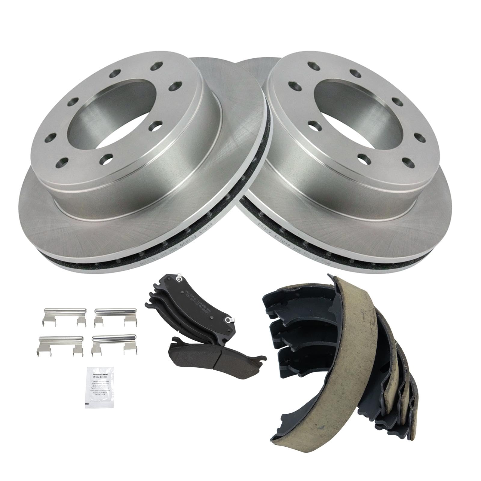 Foto 3 pulgar | Kit De Pastillas De Freno Y Rotor Trq Para Chevrolet 99-07 Gmc 03-07 - Venta Internacional.