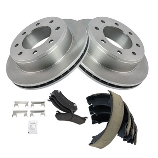 Foto 2 | Kit De Pastillas De Freno Y Rotor Trq Para Chevrolet 99-07 Gmc 03-07 - Venta Internacional.