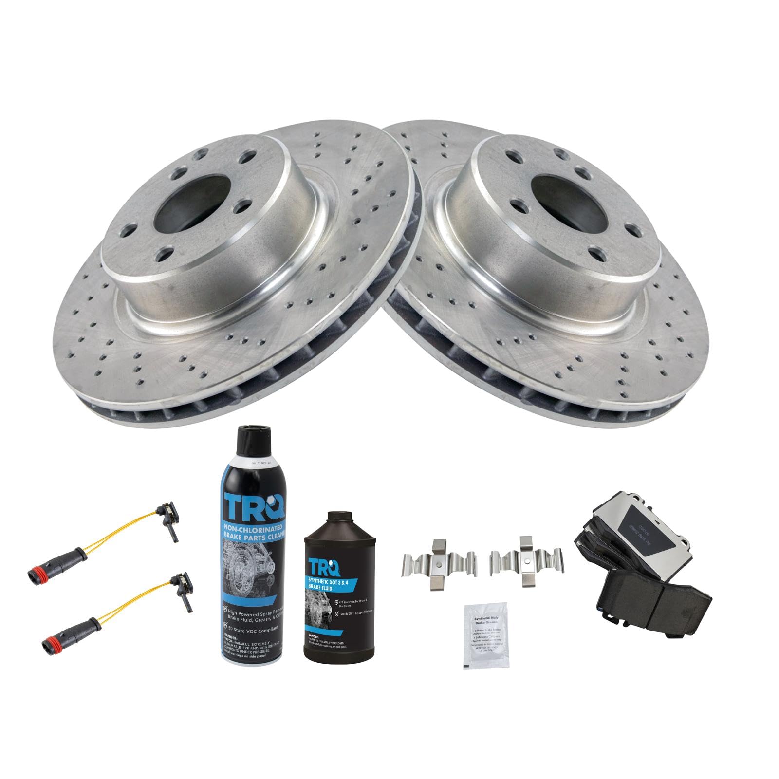 Foto 3 pulgar | Kit De Pastillas De Freno Y Rotor Trq Ceramic Para Mercedes-benz Cl500 - Venta Internacional.