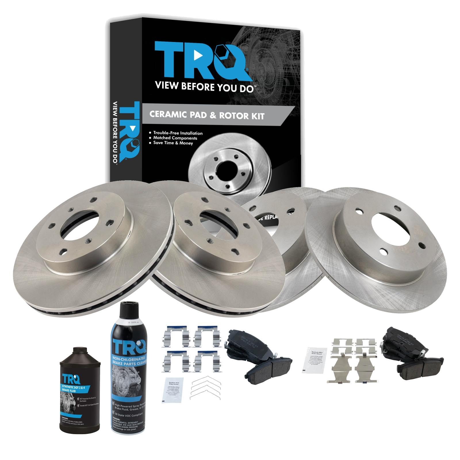 Foto 1 | Kit De Pastillas De Freno Y Rotor Trq Ceramic Para Infiniti G20 Altima Sentra - Venta Internacional.