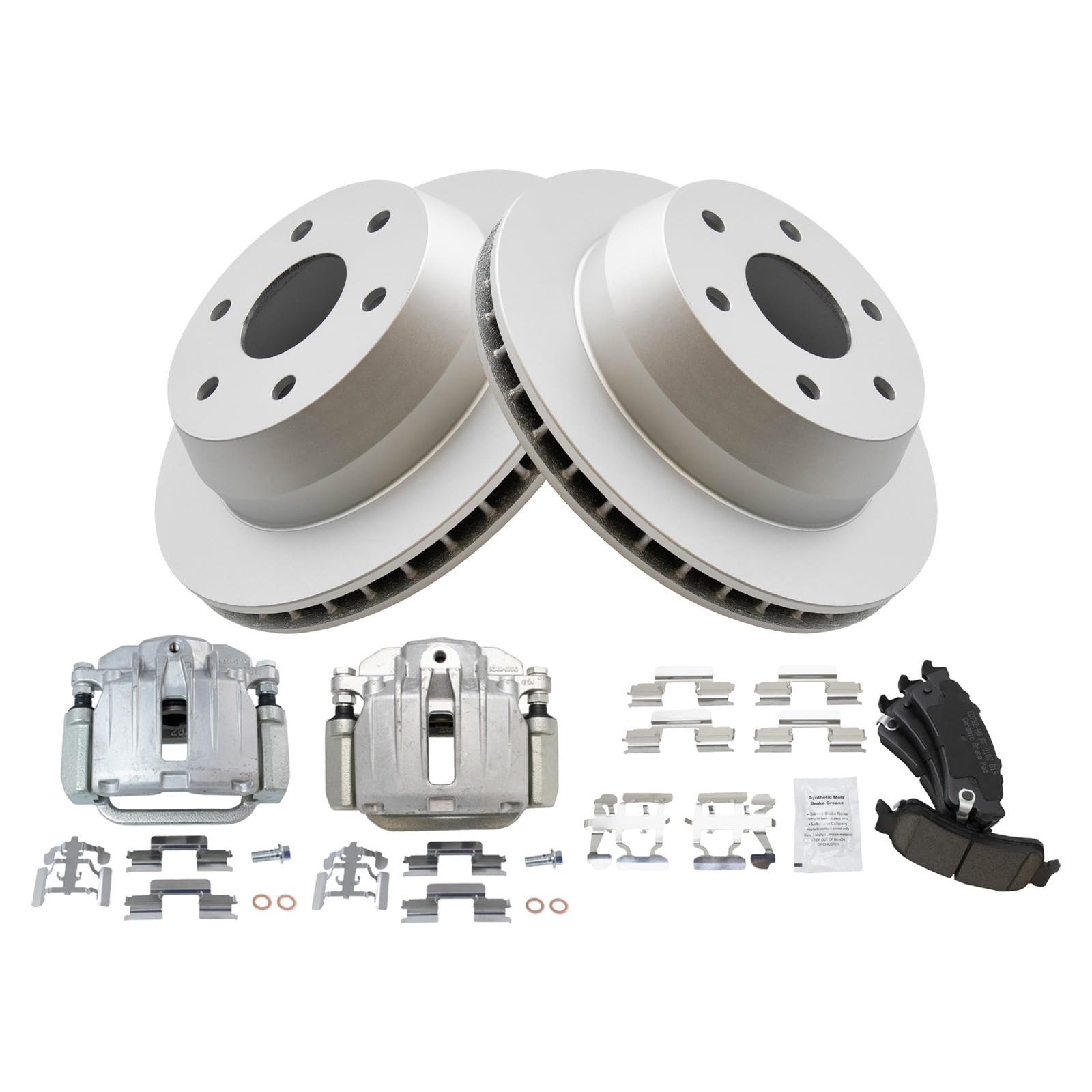 Foto 2 | Kit De Pastillas De Freno Y Rotor Trq Rear Para Gmc Sierra 1500 2003 - Venta Internacional.