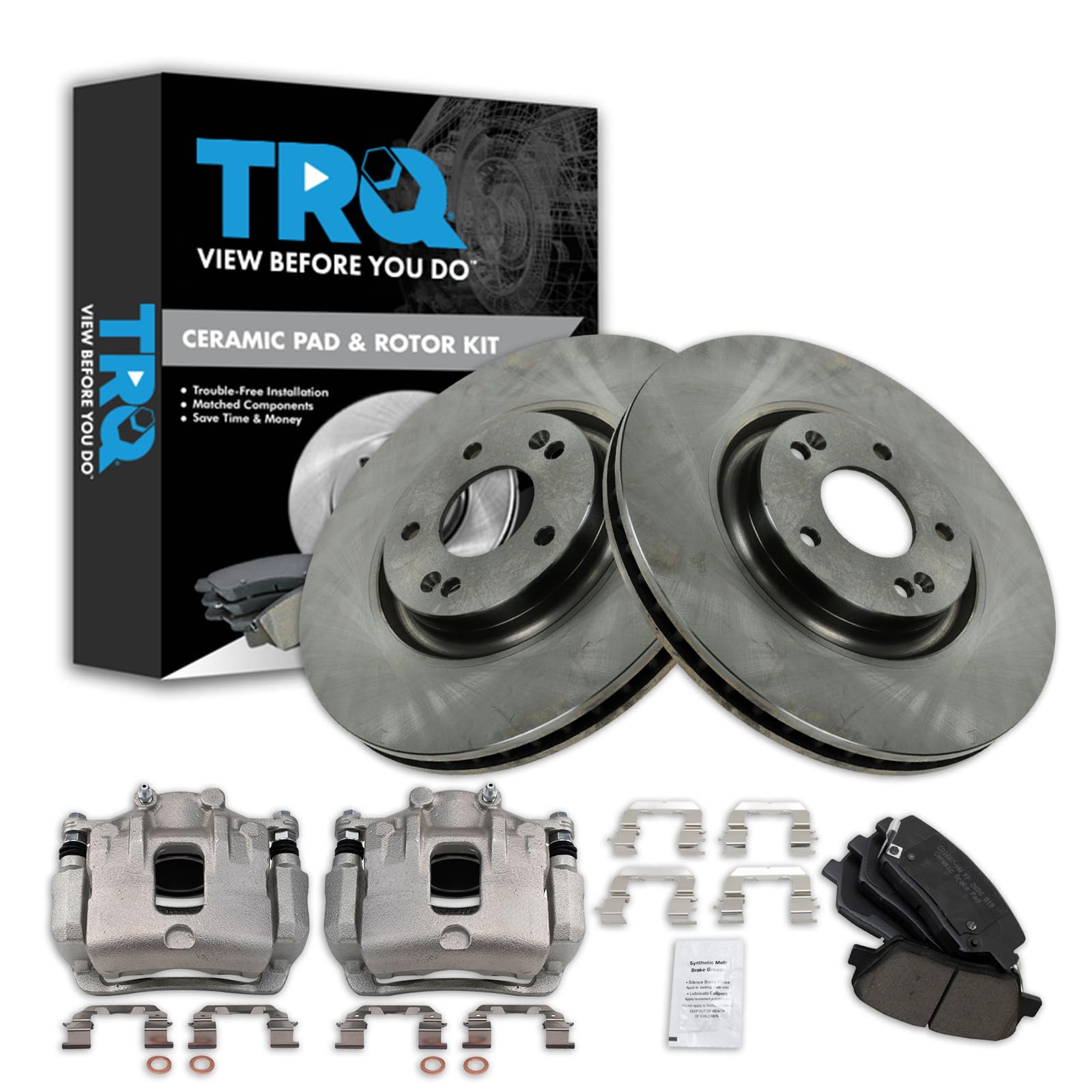 Foto 2 pulgar | Kit De Pastillas De Freno Y Rotor Trq Ceramic Para Hyundai Azera 2012-2014 - Venta Internacional.