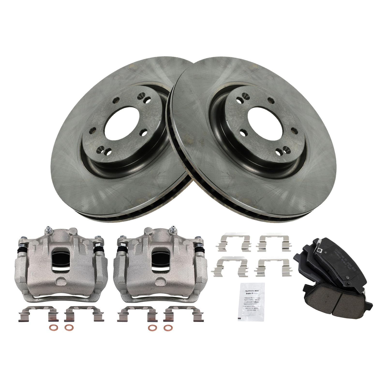 Foto 3 pulgar | Kit De Pastillas De Freno Y Rotor Trq Ceramic Para Hyundai Azera 2012-2014 - Venta Internacional.