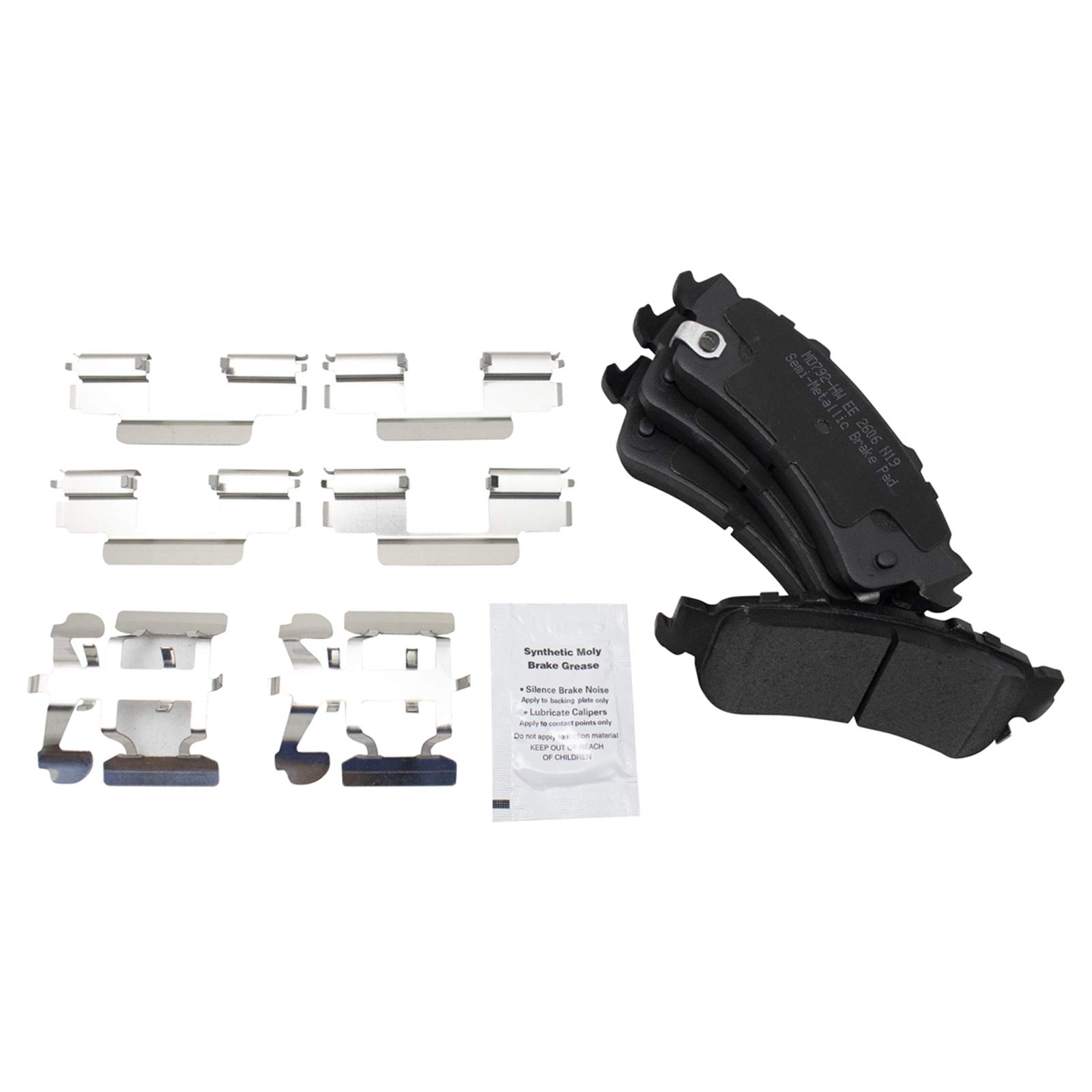 Foto 4 pulgar | Kit De Pastillas De Freno Y Rotor Trasero Trq Para Cadillac Y Chevrolet 2002 - Venta Internacional.