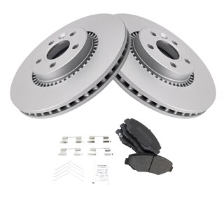 Foto 2 | Kit De Pastillas De Freno Y Rotor Trq Para Honda Cr-v 2012-2015 (delantera) - Venta Internacional.