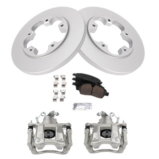 Foto 2 | Kit De Pastillas De Freno Y Rotor Trasero Trq Compatible Con Ford 2015-2019 - Venta Internacional.
