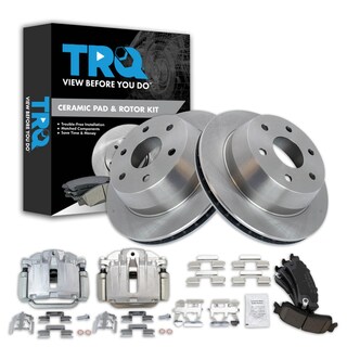 Foto 1 | Kit De Pastillas De Freno Y Rotor Trq Ceramic Para Gmc Sierra 1500 2003 - Venta Internacional.